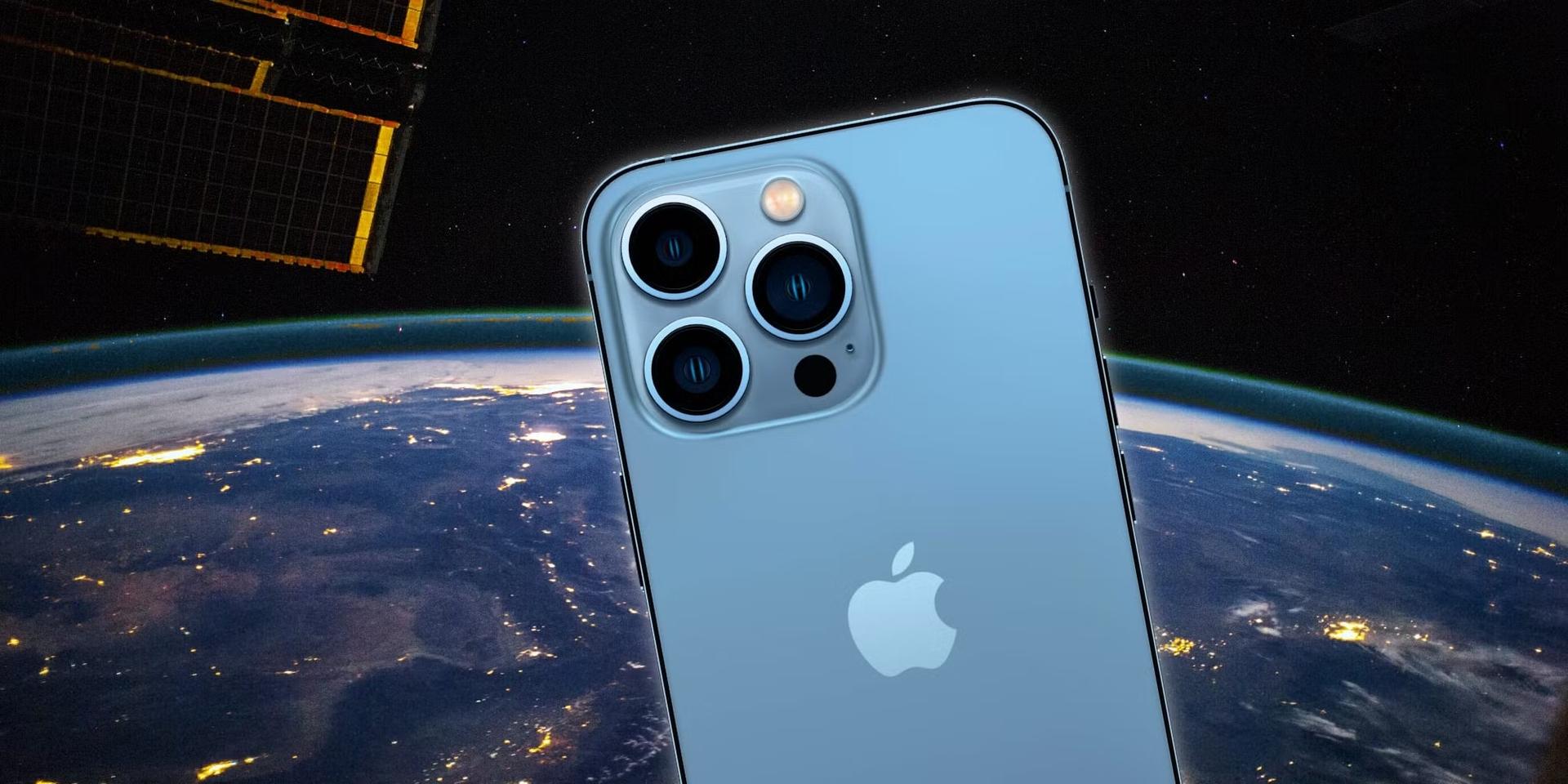 Apple iPhone In Space